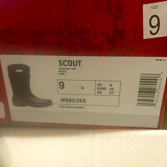 New!WOLVERINE SCOUT MEN’S SZ . 8 & 9 BOOTS, BLACK #W880355. - Picture 5 of 5
